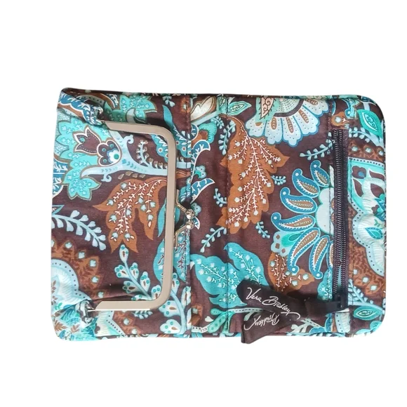 Vera Bradley- NWOT Turquoise and Brown Floral Wallet - Picture 13 of 13